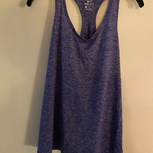 Ladies purple Nike racer back tank - Picture 8 of 10